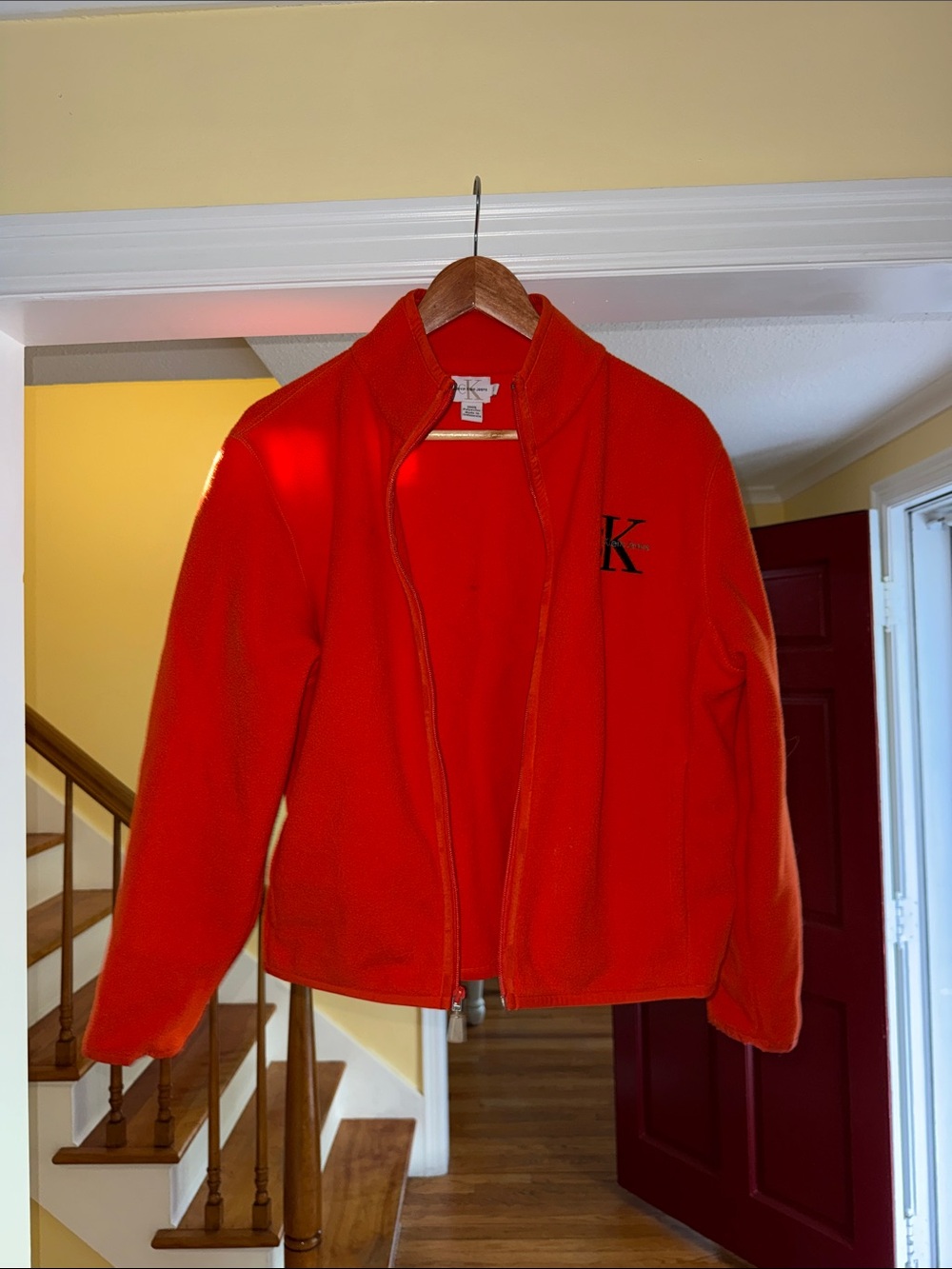 Calvin Klein Orange Women's Fleece Jacket